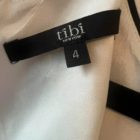 Tibi Black, Pink, White & Grey Isosceles Night Out Dress - Picture 3 of 7